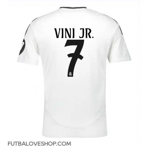 Dres Real Madrid Vinicius Junior #7 Domáci 2024-25 Krátky Rukáv